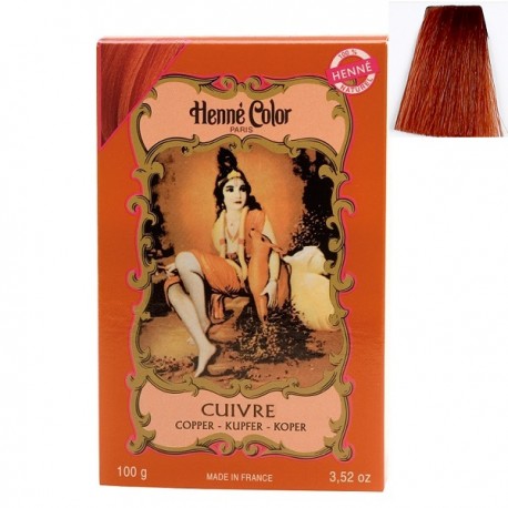 Cuivré Henna Powder, Henné Color 100 g - Medená