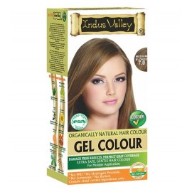 Gélová farba na vlasy s Hennou Stredná Blond 7.0 - Indus Valley