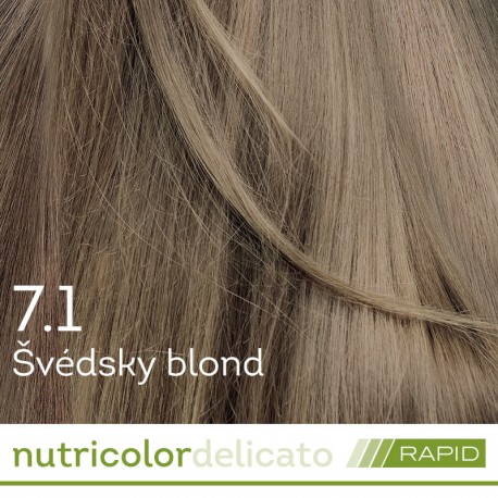 Nutricolor Delicato RAPID farba na vlasy - Švédsky blond 7.1 140ml - Biokap