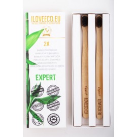 Bambusové zubné kefky Expert dvojité balenie extra mäkké - I Love Eco