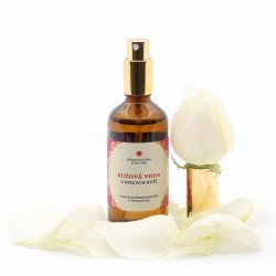 Ružová voda z bielych ruží s rozprašovačom 100ml - Indian Natural Hair Care